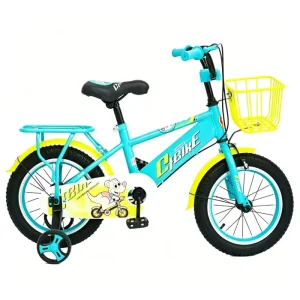 12 14 16 18 Inch High Carbon Steel Kids Bike for 3-9 Years Boys Girls With Training Wheels Kid Bike