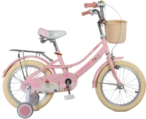 12 14 16 Inch Factory Price High Quality Pink Bicycle for Girls Child for Sale Kids Pink Girl Bike