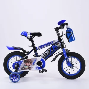 12/14/16 Inch Kids Bicycle with High Carbon Steel Frame Training Wheels Children’s Bike Featuring Ordinary Pedal
