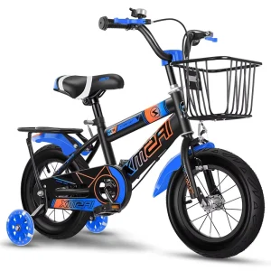 12 18 Inch Wheel Bicycle New Design Training Bike with Brake Line for Boys and Girls 2-9 Years Steel Fork Material