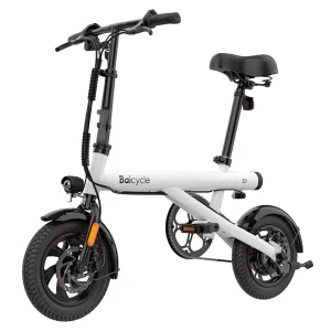 12 Inch Electric Folding Bicycle High-Speed MINI E-bike for Adults Children Lithium Battery Brushless Direct