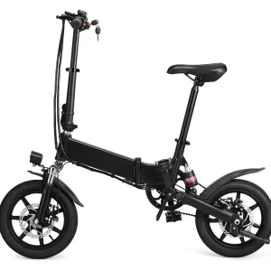 12 Inch Folding Electric Bike Adult 48V 350W Lightweight Removable Lithium Battery for City Commute