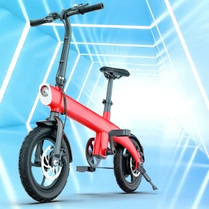 14” 3-Speed Electric City Bike Aluminum Alloy Frame Disc Brakes 36V 250W Brushless Motor Electronic Digital Display