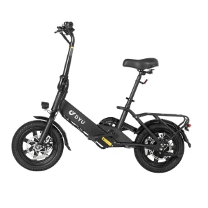 14 Inch Full Suspension Folding Electric City Bike Mini Style Steel 250W Adult E Bike Scooter