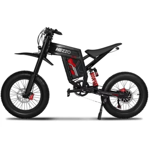 1500W 60V 7-Speed Rear Hub Motor 30Ah Lithium Battery Aluminum Alloy Sport Step Double Suspension Electric Mountain Bike