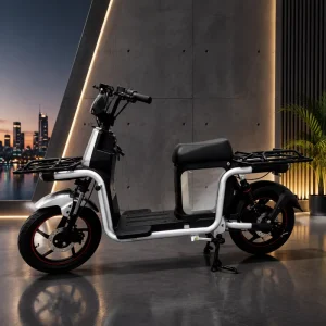 1500W Electric Bike 60V 20Ah Integrated Battery Heavy Load for Takeaway Delivery City Commute Long Range