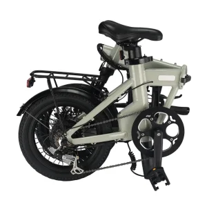 16 Inch Aluminum Alloy Folding Electric Bike Lithium Battery Rear Hub 18KG Lightweight for City Riding CE for