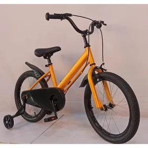16 Inch Boys and Girls Cycling Bike Single Speed Steel Fork Ordinary Pedal with Training Wheel