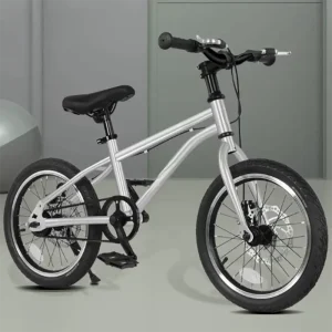 16 Inch Children’s Bicycle Ordinary Pedal Dual Disc Brakes Carbon Steel Frame Ages 4-6 Youth Bike