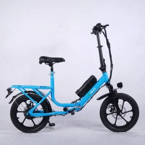 16 Inch Folding E Bike 300W 250W E Bikes Small Foldable Electric Bicycles Folding Mini Bike Women’s Bicycle for Adults