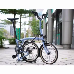 16-inch 6-speed Tri-folding Bike Steel Frame Foldable Light Weight Folding Bicycle