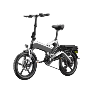 16inch Folding Electric Bike Bicycle 48v 350w High Speed Mini Ebike Foldable Full Suspension