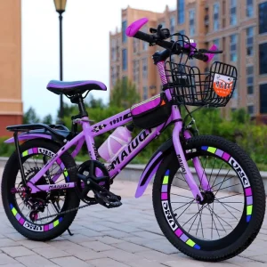18 20 22 24 Inch Children’s Bicycle Carbon Steel Frame Cycle for Kids Girls Variable Speed Mountain Cycle