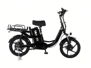 18 Inch 500W Motor Fast Ebike Long Range Family Cargo Food Delivery Bike High Speed Electric Bicycle with Basket