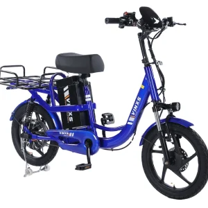 18 Inch Two Wheels Electric Bike with 12Ah Lithium Battery 48V 500W Motor 150Km Long Range Delivery Cargo Bike
