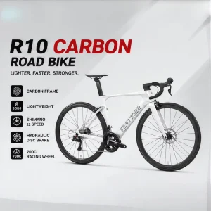 2*11S Gear Transmission Lightweight Full Carbon Fiber Cycle Road Bike 700*28C Fat Tires Wind Breaking Racing Bicycle for Men