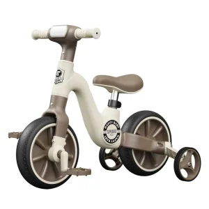 2 in 1 Kids Ride on Tricycle Child Balance Bike with Pedal With Music and Light for 2-6 Years