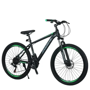 20/22/24/26-inch 21-speed Carbon Steel Frame MTB Mountain Bike Disc Brake Shock Absorber Suitable for Men Women Off-road Racing