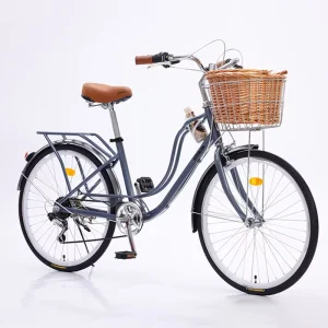 20 24 26 28 Inch Traditional Female Cycle Lady Bicycle Women Aluminum Alloy Frame City Bike with Water Bottle Cage