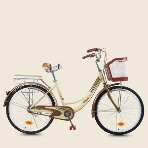 20 24 26 Inch City Bike Carbon Steel Single Speed Road Bike Classic Retro Style Dutch Fiets Bicycle