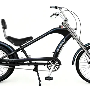 20-24 Inch Harley-Style Cruiser Bike Retro Chopper Bicycle with Fat Tires Vintage Harley Style Bicycle