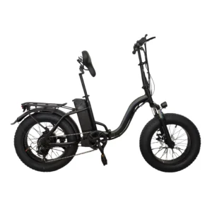 20-Inch Fat-Tire 48V Lithium-Battery Adult Electric Bicycle, Full Suspension Hybrid City Bike