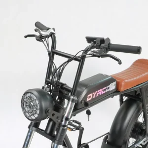 Electric Hybrid Bicycle, Alloy Frame, 20-Inch Fat Tires, 7-Speed, Disc Brakes, 48V 500W Lithium Battery