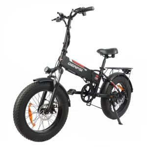 20″ Folding Electric Bicycle 48V 500W Powerful Motor Aluminum Alloy Frame Dual Disc Brake 7 Speed E Bike