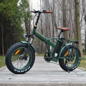 20” Folding Fat Tire 500W 750W Motor Electric Bicycles Bike E Cycle for Sale Ebike Fat City Road Bike Mountain Bike Ebike