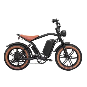 20 Inch 1000W 48V Fast Off Road Cruiser Ebike Full Suspension High Power Mountain Cross Bicycle