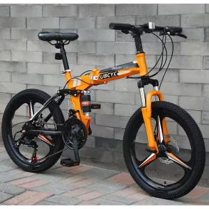 20 Inch 21 Speed Aluminum Alloy Frame Adult MTB Folding Bicycle for Men and Women