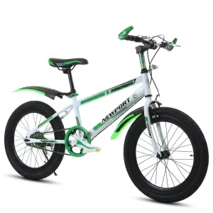 20-Inch 6-Speed Disc Brake Mountain Bike, Basic Cycling Steel Frame Youth Bike for Teenagers 8-15 Years Old