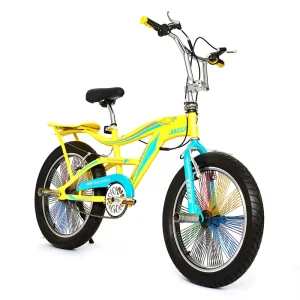 20 Inch BMX Cycle Single Speed BMX Bike with V Brakes and Ordinary Pedal Steel Fork Material