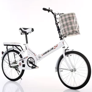 20 Inch Carbon Steel Frame Folding Bike for Children Primary Secondary School Students Adults Men & Women Gift Bike Logo Option