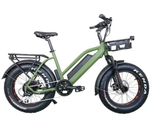 20-Inch Electric Mountain Bike with 48V 500W Aluminum Alloy Frame and 13Ah Lithium Battery Fat Tire