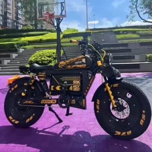20-Inch Fat Tire Electric Bike for Brushless Rear Hub Motor 1500W 60V Integrated Battery City Bike Lithium
