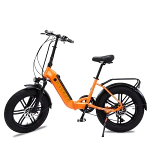 20 Inch Fat Tire Folding Ebike Bicycle 500W Motor 48V 10.4AH Adult Fastest Electric Bike