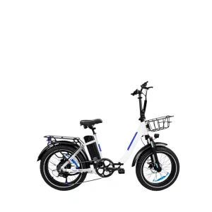 20 Inch Foldable Multi-Speed Aluminum Alloy Frame Dual Disc Brakes Lithium-Electric Mountain Bike for Commuting Grocery Shopping