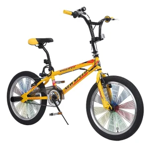 20 Inch Freestyle BMX Bike, 360 Degree Gyro Rotor, High Carbon Steel