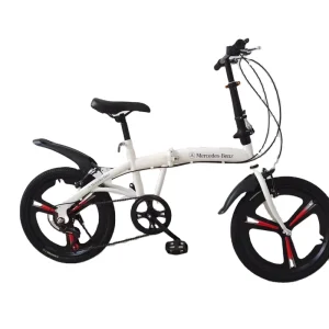 20 Inch High Carbon Steel Folding Bike with V Brake Fashionable Variable Speed Customized Bicycle Ordinary Pedal