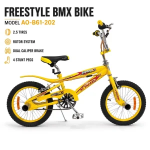 20 Inch Single Speed Wheelie BMX Freestyle Bike for Freestyle Street and Stunt BMX Bicycle for Children Adult