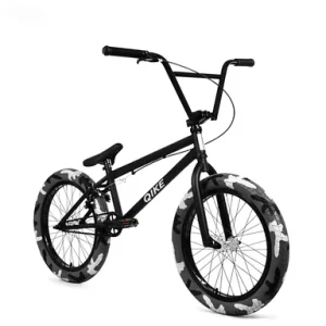 20 Inch Steel Chromoly Aluminum Alloy Single Speed Freestyle BMX Bike with U Brake Big Tyre Sport Bicycle