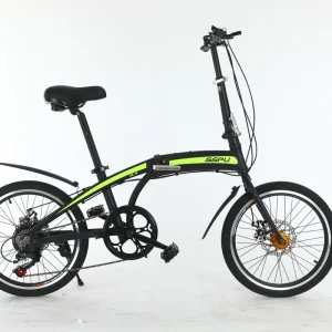 20 Inch Steel Folding Bicycle 7 Speed Adult City Bike Compact Design Easy Storage OEM From China