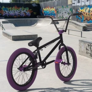 20 Inch Street Freestyle BMX Bike Steel Frame Single Speed Wide Handlebars