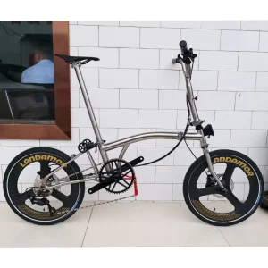 20 Inch Titanium Folding Bike City Bicycles for Adults