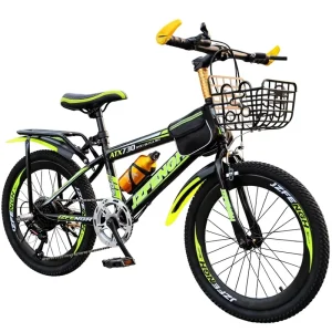 20 Inch Variable Speed Kids Mountain Bike High Carbon Steel Frame Dual V Brake Children Bicycle for 8-15 Years Old