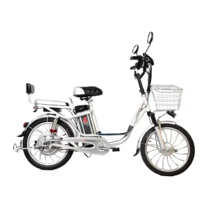 20″ Lightweight Electric City Bike 48V 350W Rear Motor Urban Commuter E-Bike