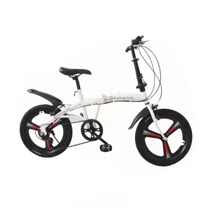 20 inch Variable Speed Folding Mountain Bikes with One piece Wheels Adult Foldable Bicycles