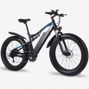 2000W Long-Range 21-Speed Aluminum Alloy Frame Disc-Brake Electric Mountain Bike with Integrated Battery