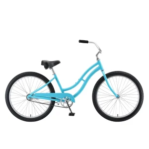 2026 Wholesale American Fat-Tire Beach Bicycle, Lightweight 6061 Aluminum Alloy Frame, Single-Speed Cruiser, Unisex Beach Bike for Rental